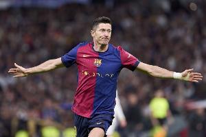 莱万年满36岁之后西甲打进21球，继普斯卡什之后第二人