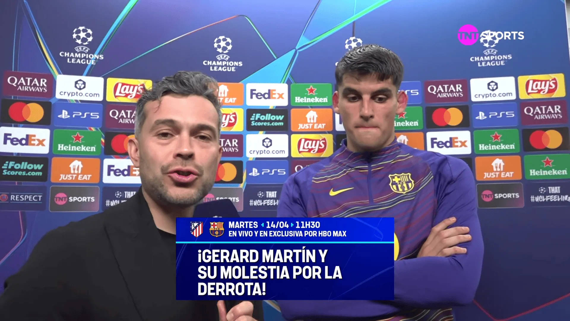 米兰体育-马丁：即使在马竞的主场，11对11的情况下我们也有能力取胜